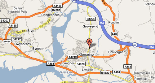 Map of our location